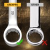 GRENPRO Metric Wrench Set, Large Wrench Set Metric and Standard,