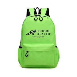 School Health - Medical Go-Kit Backpack, Medical First-Aid Kit, For Emergencies, Schools and Camping - Durable and Lightweight Backpack