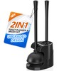 Toilet Plunger and Brush with Holder, Bowl Brush and Heavy