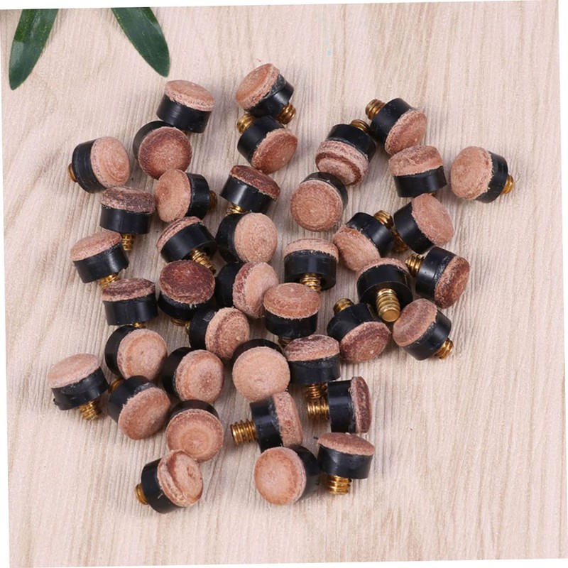 OHPHCALL 20pcs Billiard Tips Replacement for Pool Sticks Snooker Tip