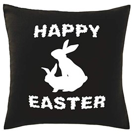 Hippowarehouse Happy Rabbits Printed bedroom accessory cushion cover case 41x41cm