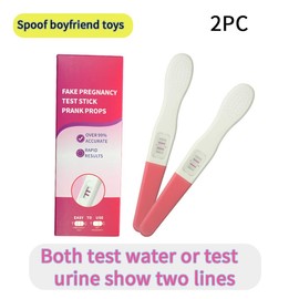 Mxyuefoins Funny Prank Pregnancy Test Always Positive - First Response Fake Pregnant Tests Trick Joke Toys Positive Pregnancy Test Prank Gig Gifts for Husband Boyfriend and Adult Party 2pcs