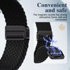 VanHooc Quickfit 26mm Magnetic Braided Watch Bands Compatible with Garmin