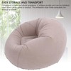 Inflatable Lounge Chair, 75x75x45CM 80KG Load Capacity Comfortable Foldable Chair