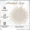 URROMA Polyester Round Doily, Grape Lace Polyester Round Tablecloth Cover
