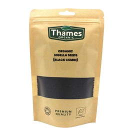 Organic Nigella Seeds (Also Known as Black Cumin or Kalonji) - 100% Pure and Natural - Nutritious, Flavorful, and Versatile Ingredient - Resealable Pouch for Freshness - Thames Organic 500g