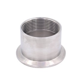 DERNORD Sanitary Female Threaded Pipe Fitting to 2 Inch TRI CLAMP OD 64mm Ferrule (Pipe Size: 1-1/2" NPT)