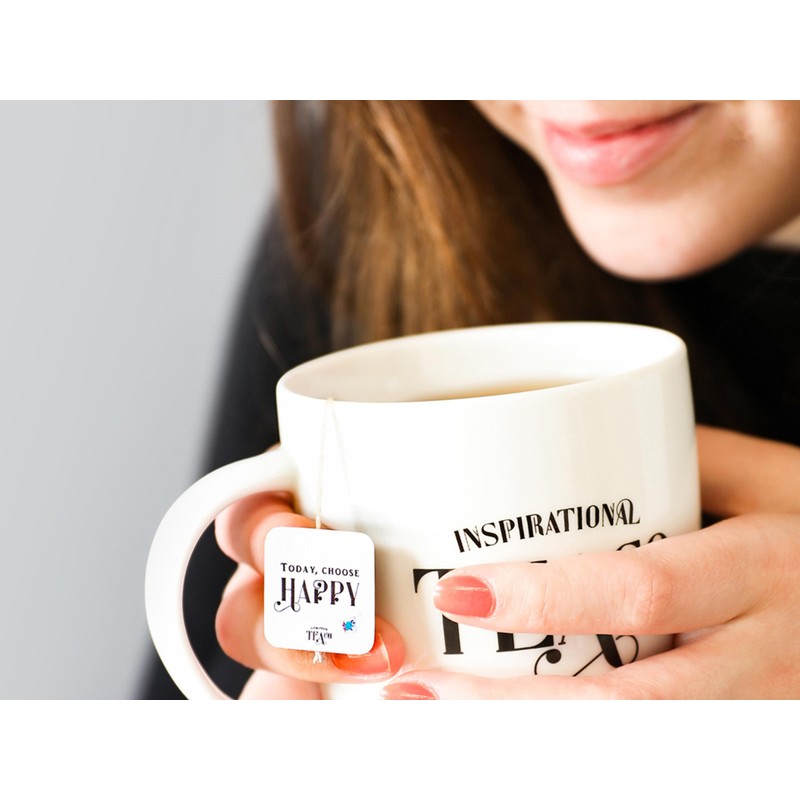 Inspirational Tea Co. 25 Biodegradable Tea Bags with Quotes (Moroccan