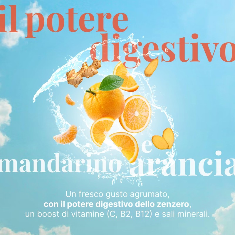 L'Angelica, Waterstick, Gusto Mandarino e Arancia, Ventre Piatto, Con Vitamine