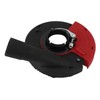 5 In Power Grinding Dust Shroud Iron PA66 Red Black
