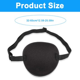 ZYBHMJE 4 Pcs Eye Patches 3D Adjustable Eyepatch (4 colors)