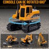 Remote Control Excavator Toys for Boys, 2 Batteries RC Excavator