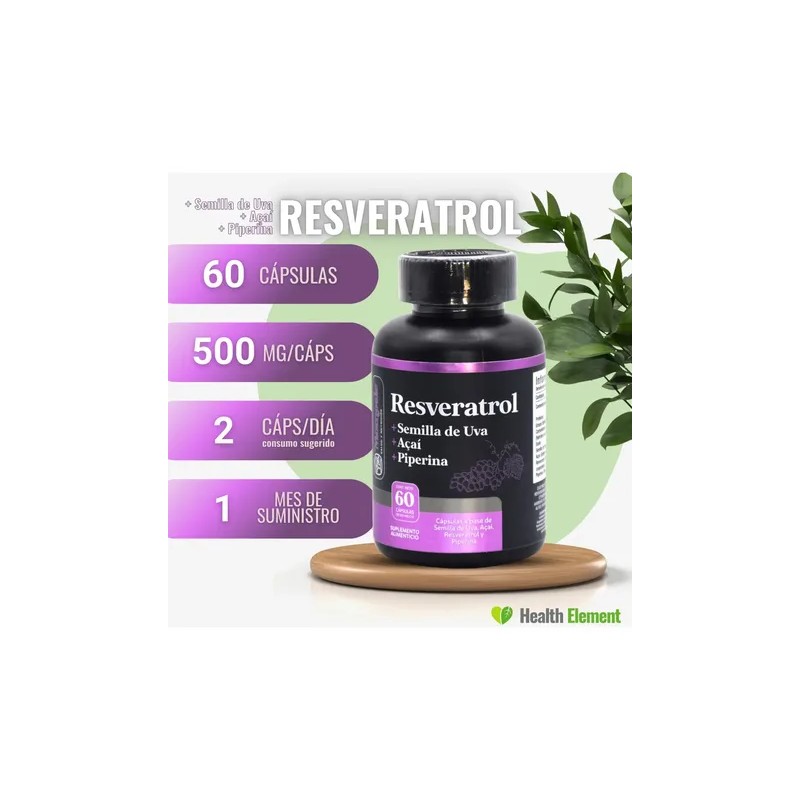 Resveratrol + Cardo Mariano | Momosie | Detox Y Antioxidante