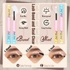 Mavphnee Brown Lash Clusters Kit Fairy Lash Extensions Kit Anime