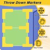 Anglekai 12P Pickleball Court Marking, Throw Down Pickleball Court Line