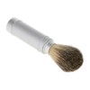 Silver Shaving Brush tube Beard Full Size Shave Brush Tool