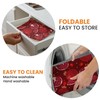 Red Pomegranate Dish Drying Mat For Kitchen Counter, Super Absorbent