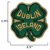 VAGABOND HEART Dublin Ireland Patch - Shamrock Souvenir Iron On
