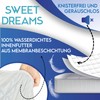ARASIA Mattress Protector 2-in-1 & Fitted Sheet 90 x 200