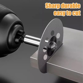 Pack of 20 Diamond Cutting Discs 22 mm Diamond Disc with 4 Pieces 3 mm Mandrel Diamond Grinding Wheel Accessories for Rotary Tool Stone Glass Tile