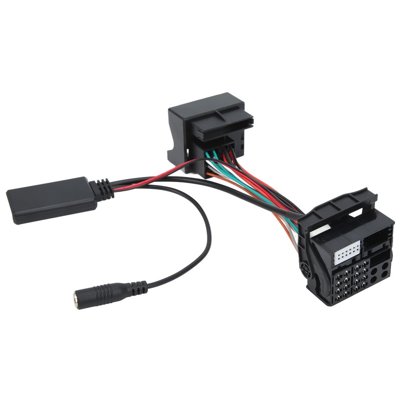 Bluetooth 5.0 AUX IN Audio Cable Adapter with Microphone Replacement