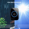AIMALL Waterproof Wireless Doorbell System with Dual Plugin Receivers: Ultra-Long
