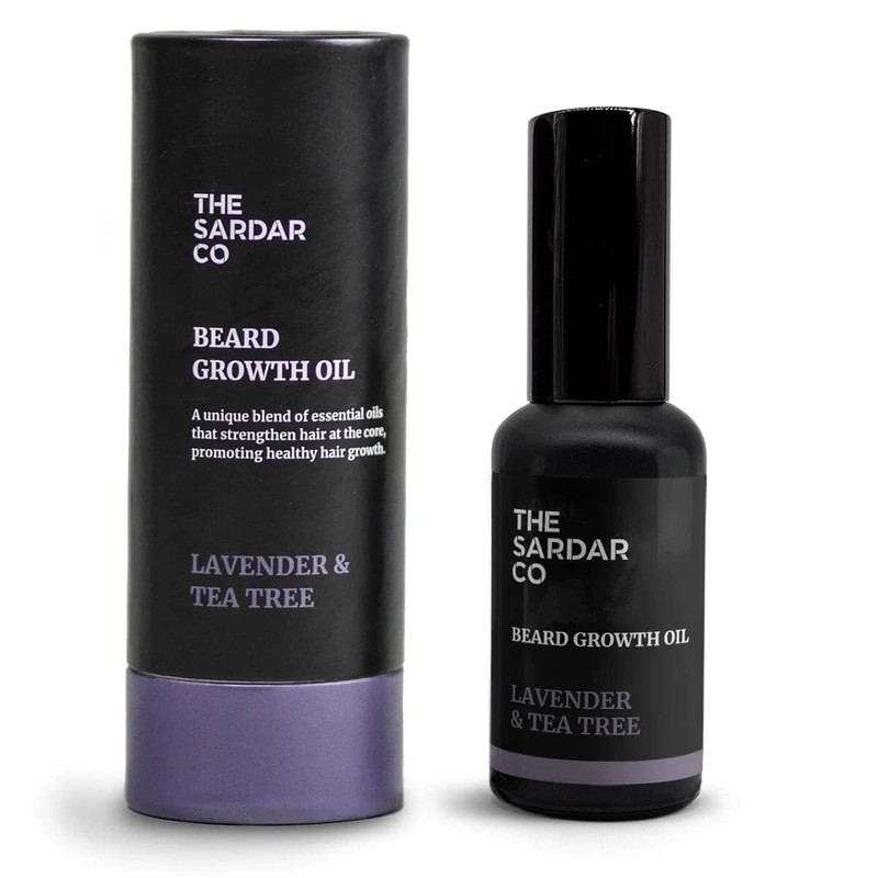 Beard Growth Oil with Caffeine | Lavender & Tea Tree