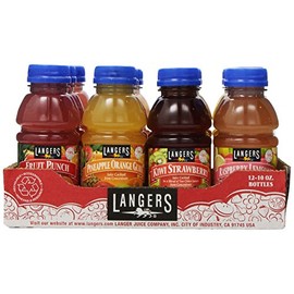 Langers Tropical Variety Pack,10 Fl Oz (Pack of 12)