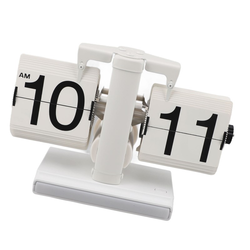 Retro Digital Flip Down Clock Battery Powered Flip Desk Clock