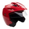 MMG 20 Motorcycle Scooter Street Open Face Helmet DOT -