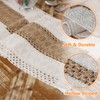 Macrame Table Runners Cotton Linen Fringe Boho Table Runner, Rustic