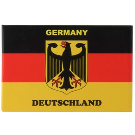 Fridge Magnet Germany Flag with Eagle | Strong Hold | Photo Magnet 8 x 5,5 cm | Typical Souvenir