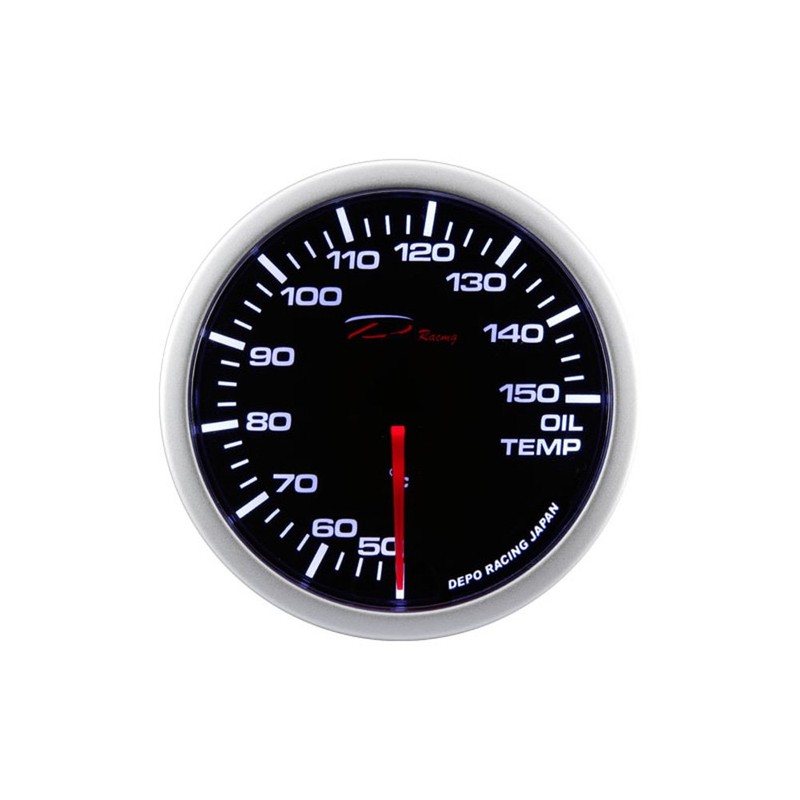 Depo Racing WA5247B-C WA-Series Instrument/Gauge, Smoke, 52 mm