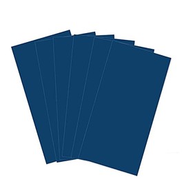 XLNT TECH Engraving Blanks Materials ABS Double Color Sheet, Navy Blue/White (12" x 24“ x .040”, 6 Pieces) for Interior Signs, Badges.