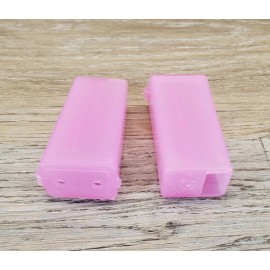 Tupperware Toothbrush Holder Pink Lot of 2 NEW NOS "Free Shipping"