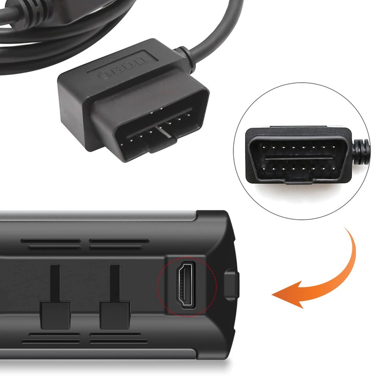 Anxingo OBDII to HDMI Monitor Cable Plug for Edge CS2
