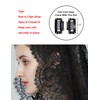 BEAUTELICATE Women's Mantilla Veil Lace Chapel Catholic Veil Scarf Stole