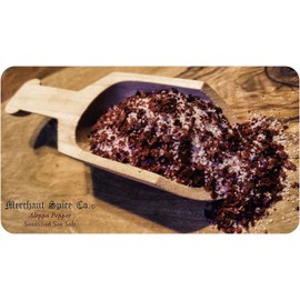 Aleppo Pepper Salt from the Seasoned Sea Salt Collection by Merchant Spice Co.