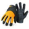 Cat CAT012215M Spandex Back Gloves – Yellow/Black, Medium, Padded Synthetic
