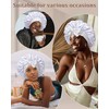Reversible Satin Bonnet for Sleeping Women Double Layer Hair Bonnet