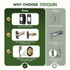 Moquin Double Door Handle Set for Front Door, Classic Double