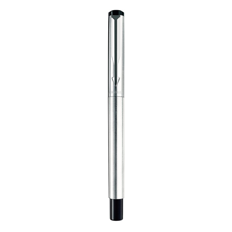 Parker Vector Fountain Pen | Stainless Steel with Chrome Trim