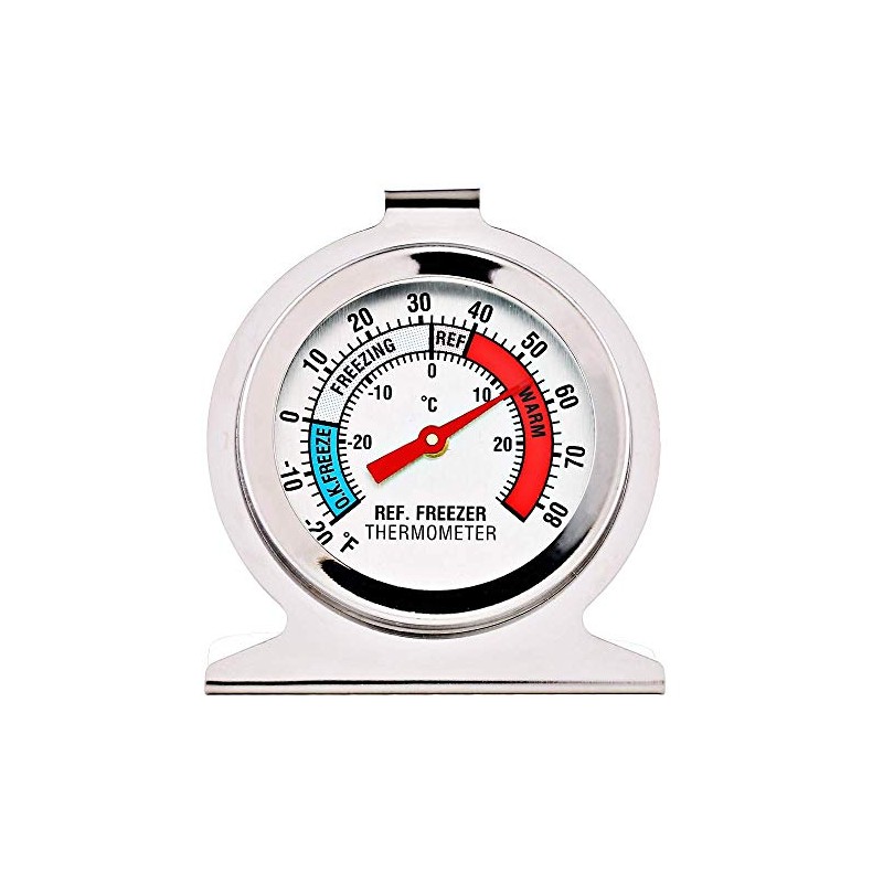 12 Pack Refrigerator Freezer Thermometer Large Dial Analog Thermometer