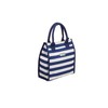 KitchenCraft We Love Summer Nautical-Striped Tote Cool Bag, Fabric, Navy