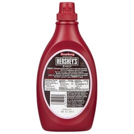 Hershey's Strawberry Syrup Bottle, 22 oz, 3 pk
