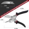 Multifunctional Trunking/Miter Shears,Multi Angle Miter Shear Cutter Hand Tools for