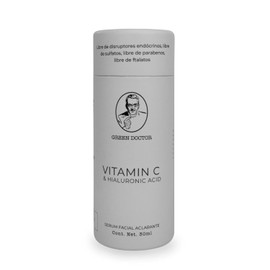 Green Doctor | Derma | Serum Facial Aclarante | Con vitamina C y Acido Hialuronico | Sin Sulfatos, Parabenos, Ftalatos o Disruptores Endocrinos | 30 ml