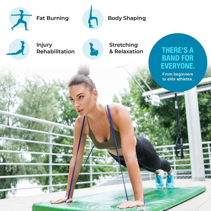 Beenax Resistance Bands Pull Up Assist Bands Set - Thick,