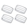 sourcing map 4Pcs Metal Slide Buckle, 2" Metal Zinc Alloy
