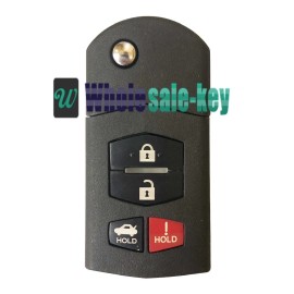 WHOLESALE KEY For 2010 2011 2012 2013 Mazda 3 6 Keyless Car Flip Remote Key Fob Transmitter